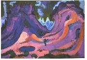Ernst Ludwig Kirchner The Amselfluh oil painting artist